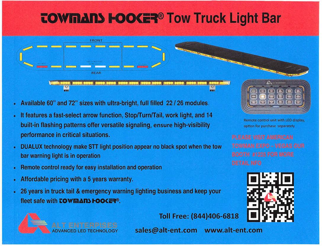ALT Enterprises Tow Magazine ad